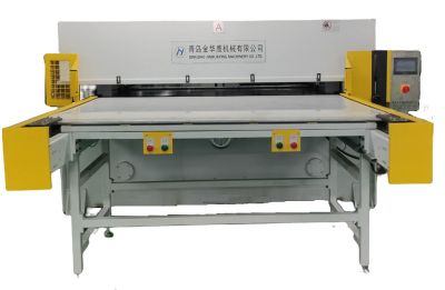 Máy dập thủy lực bốn trụ truyền liệu một/hai bên